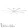 Size Matters 8-Blade Smart Ceiling Fan With Remote Control Included, Works With Alexa and iOS / Android App