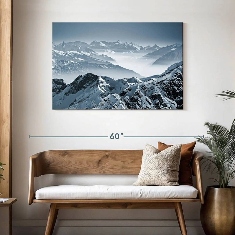 Alvord Swiss Mountain Peaks, H 30 po x l 45 po