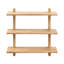 Tablettes murales en bois massif Francis-1870461480