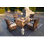 Ensemble de conversation pour 4 personnes avec coussins