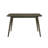 Mid-Century Modern 7-Piece Counter Height Dining Set, 60" Rectangular Dining Table with 6 Upholstered Chairs