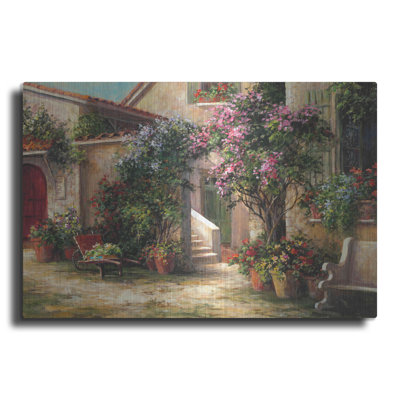 " Garden Courtyard " by Art Fronckowiak