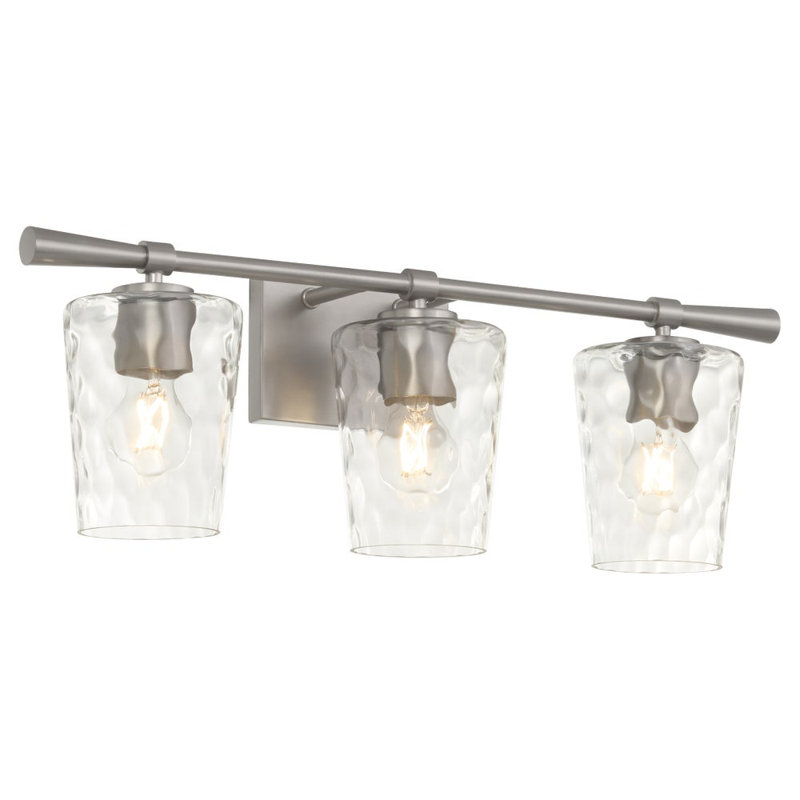 Bodan 3 - Light Vanity Light, Satin Nickel