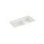 Gunnison 33.5 in. L Undermount Double Basin Kitchen Sink-128343122