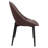 Newsom Modern Curved Open-Back Upholstered Dining Chair with Sturdy Iron Metal Legs, Heavy-Duty 440 lb. Weight Capacity - Perfect for Dining Room, Kitchen, or Vanity-30999662-30984037
