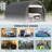 Carport, Heavy Duty Portable Garage Storage Tent With Large Zippered Door, Anti-UV PE Canopy Cover For Car, Truck, Boat, Motorcycle, Bike, Garden Tools, Outdoor Work-112467570