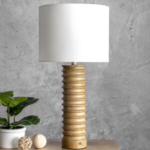 Robichaux 25" Brown Table Lamp