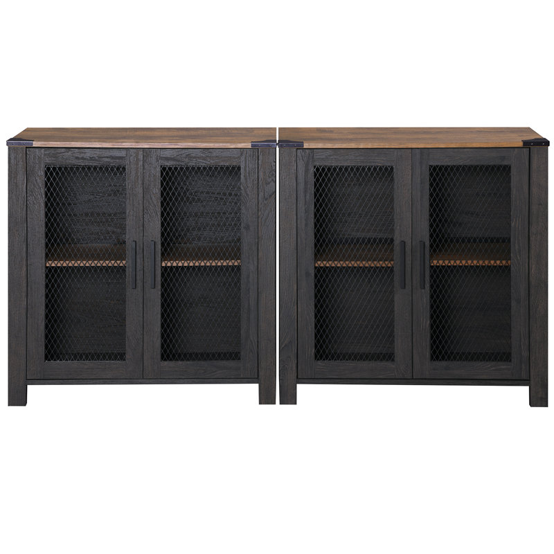 Vita 61.2'' Sideboard, Black/Brown