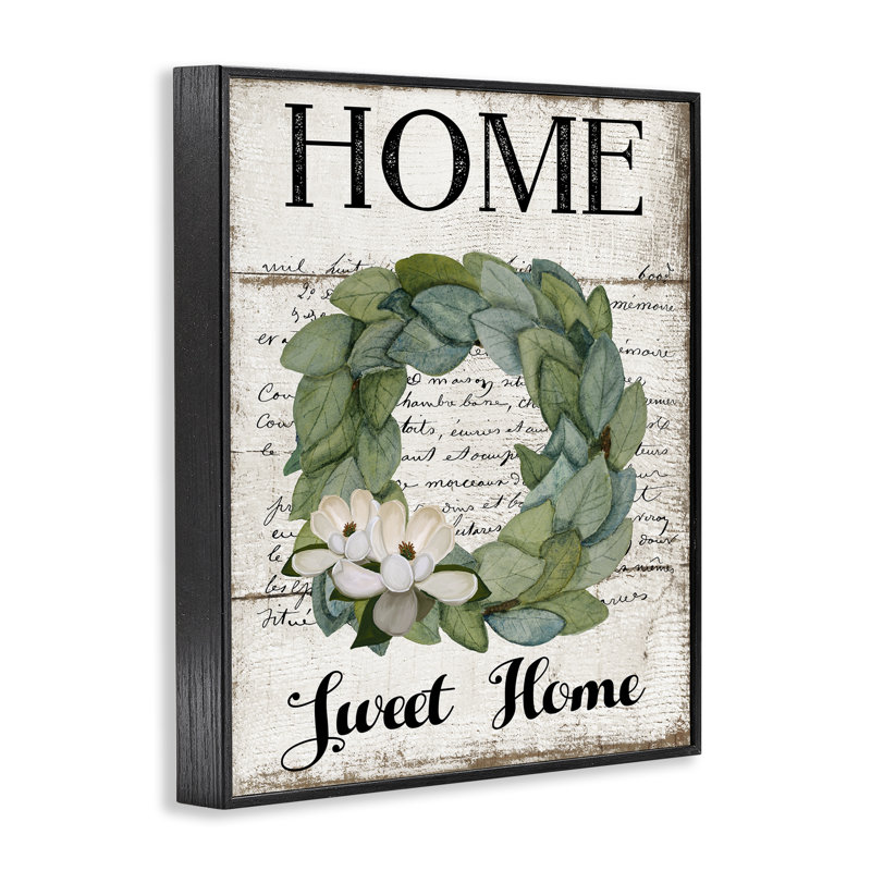  «Rustic Welcome accueillant», estampe numérique par Creatif Belle, H 14 po x l 11 po, Giclée encadrée noir minuit
