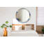Huldar Glass Flat Wall Mirror