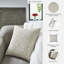 Housse et insert de coussin carré Dantoni