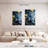 Avery Abstract Blue and Gold-108504179