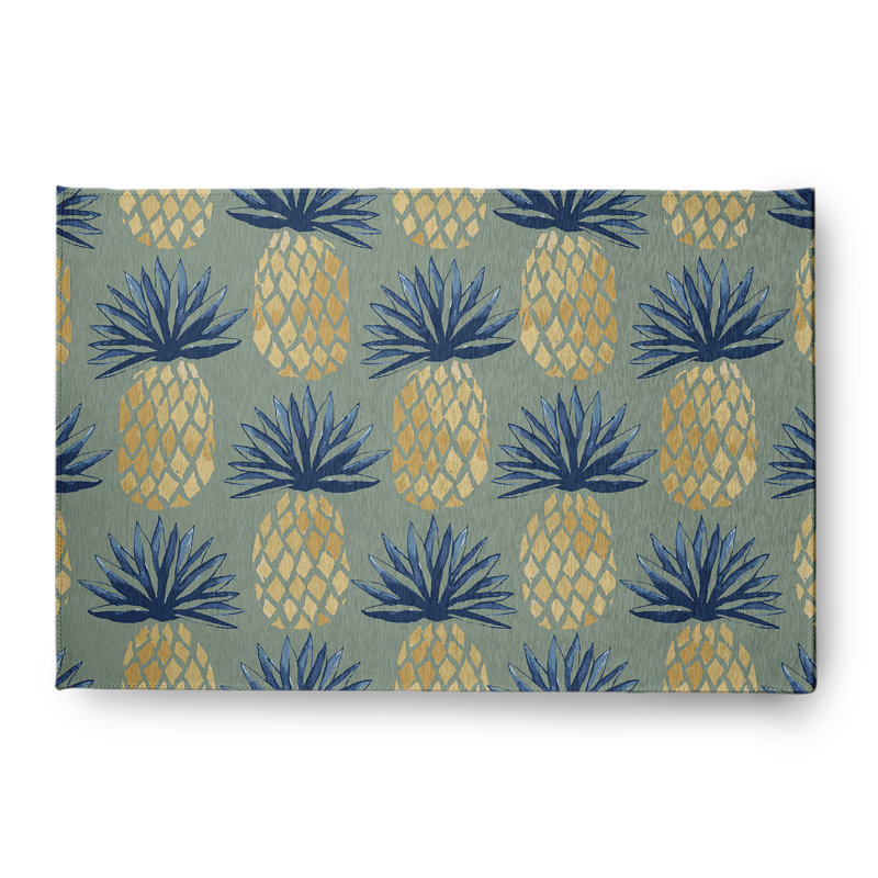 Folkert Chenille Floral Rug, Rectangle 4' x 6'