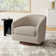 Bennett Upholstered Swivel Barrel Chair (Set of 2)