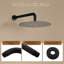 Bras de douche mural rond-104338230
