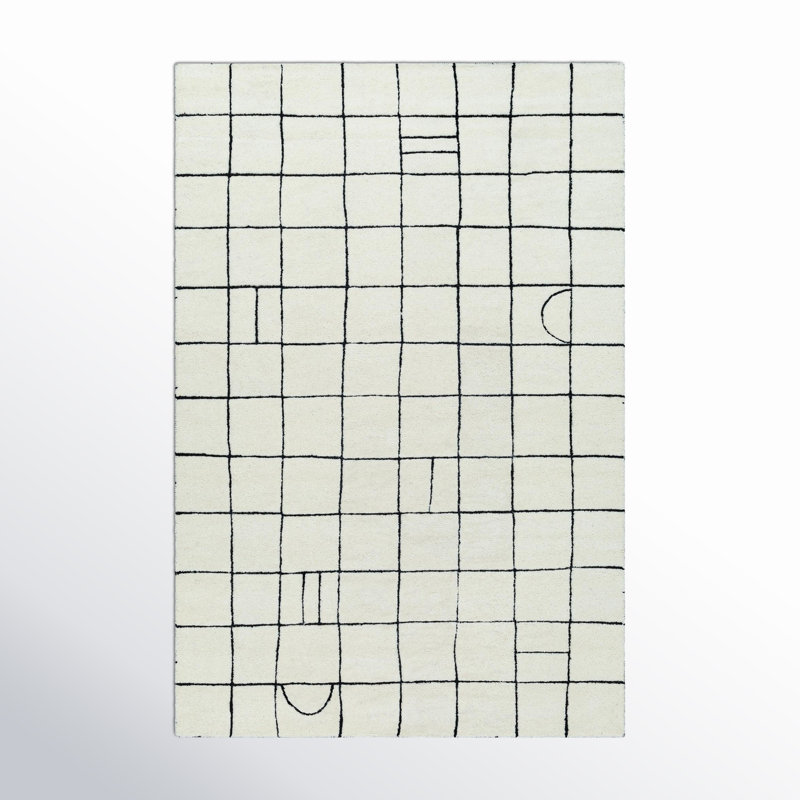 Portobello Hand Tufted Wool Area Rug, Rectangle 2' x 3'
