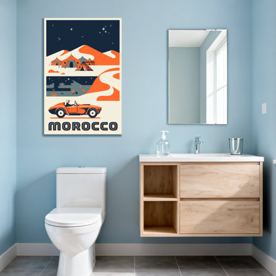 Paysage et paysages urbains, désert du Maroc, nuit, montagnes, tente, voiture