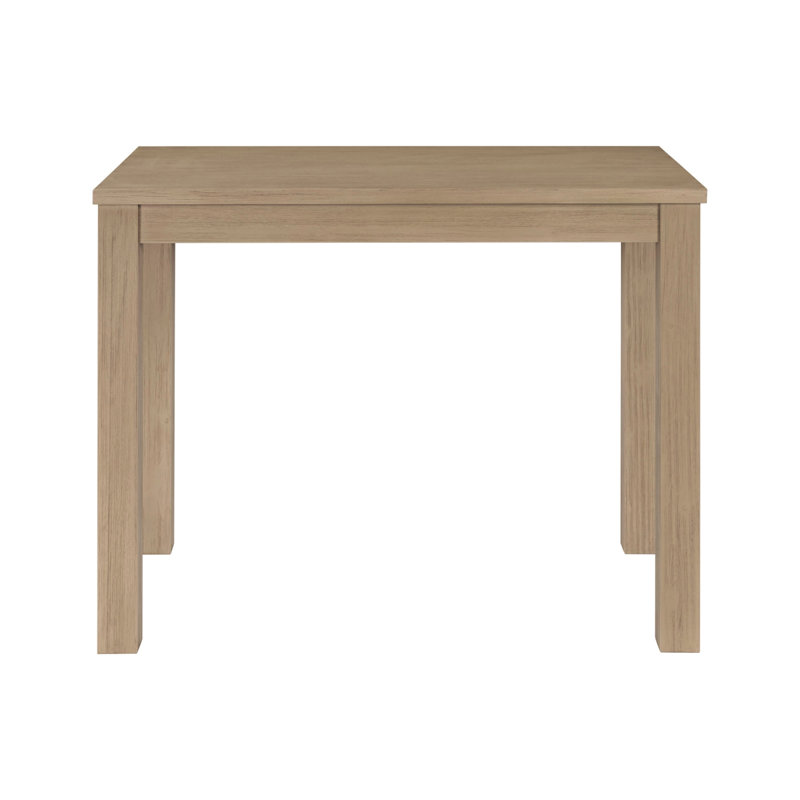 Damascus Acacia Solid Wood Dining Table, Drifted Sand, 36" H x 28" W x 47" L