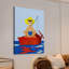 Fishing Alone - Wrapped Canvas Print-606176679