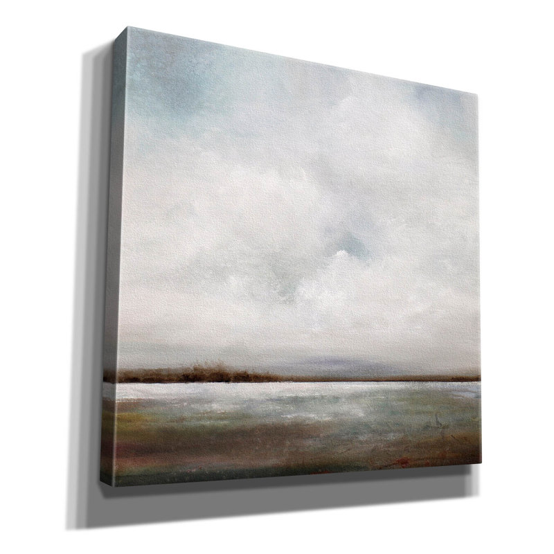  «Soft Breeze» par Karen Hale, art mural sur toile, 12 po x 12 po