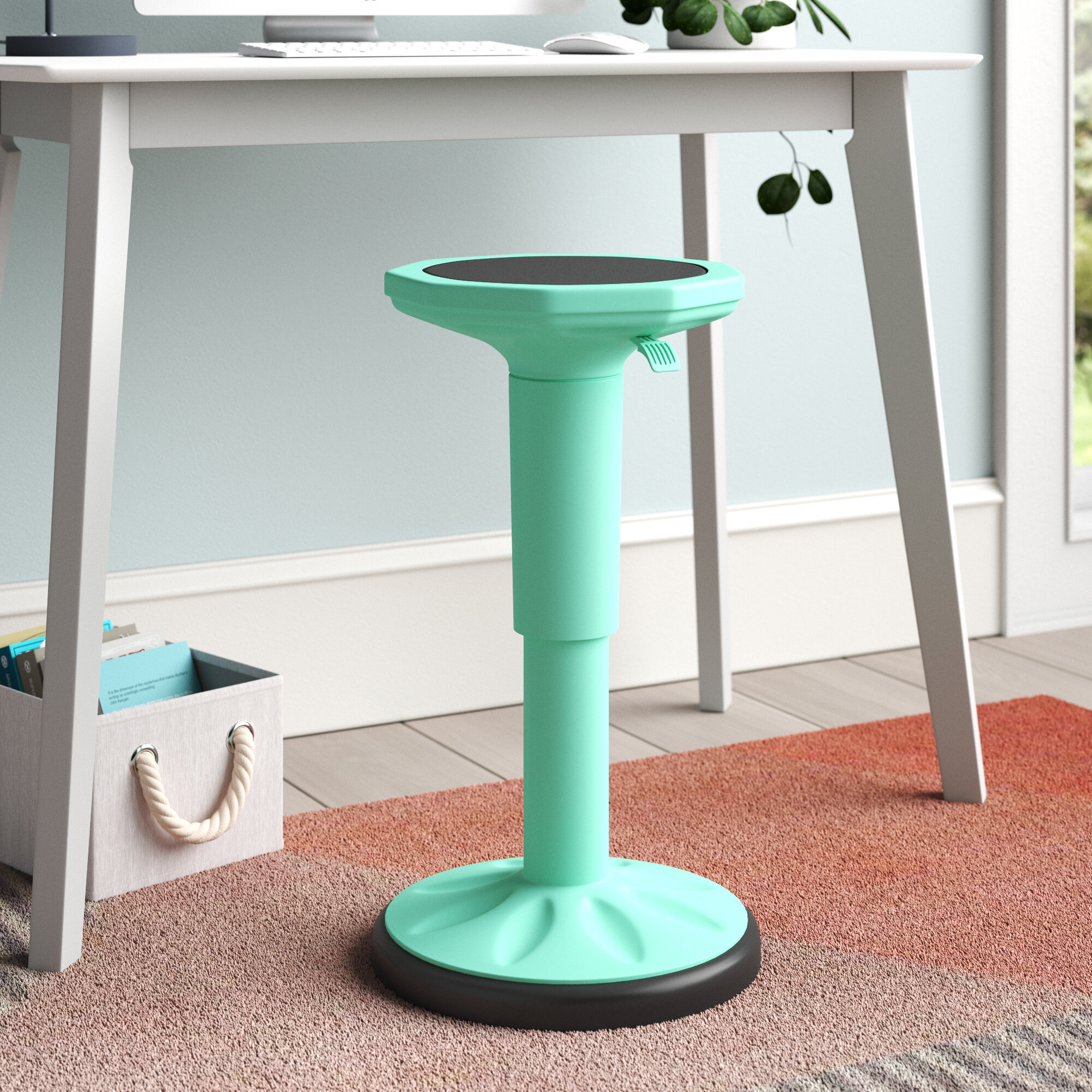 Adjustable-Height Wobble Chair Active Learning Stool for Office