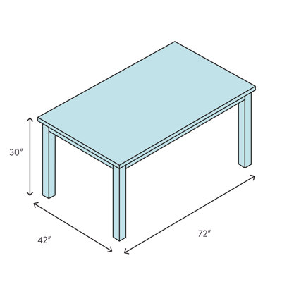 Philipe Glass Top Dining Table
