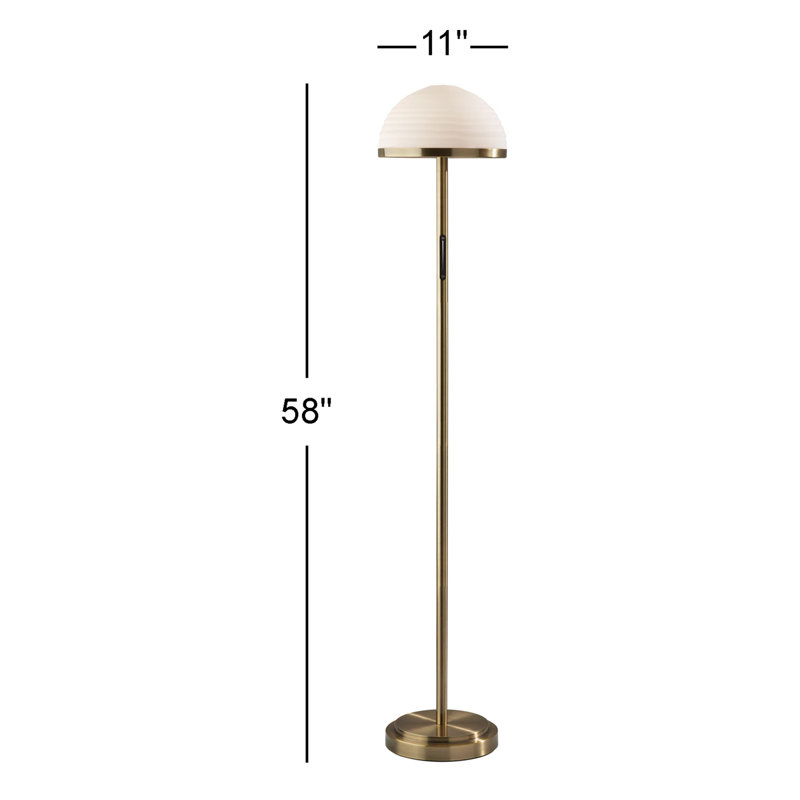 Lampe sur pied DEL 58 po Exeter