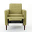 Fauteuil inclinable manuel capitonné à boutons-1758707548