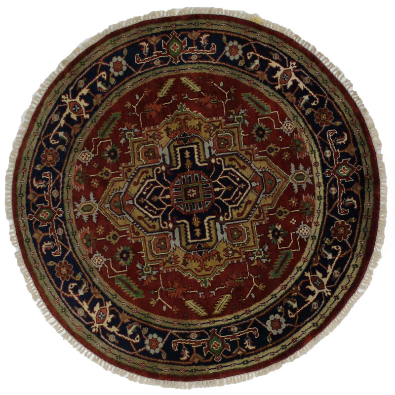 Kelene Oriental Area Rug in Red