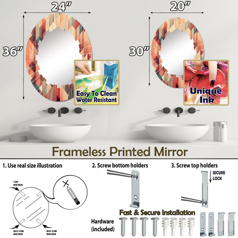 Miroir Jonesport, 36 po x 24 po