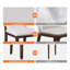 Ensemble de 2 chaises de salle à manger en bois massif Traditional-457963859
