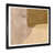 Impression noire sur toile encadrée sélectionné
