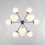 Lustre sphérique spoutnik 12 lumières avec abat-jour en verre-1457332901