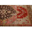 Tapis oriental rouge / brun / ivoire noué à la main 4 pi 3 po x 5 pi 11 po Rectangle