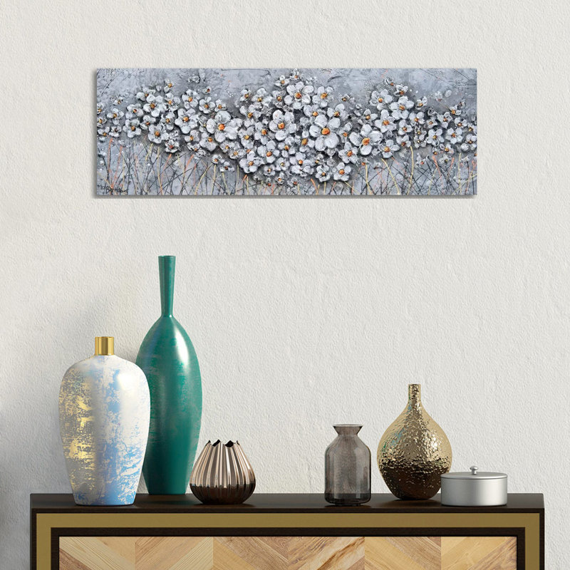 Fields Of Pearls by Britt Hallowell - Wrapped Canvas Panoramic Gallery-Wrapped Canvas Giclée