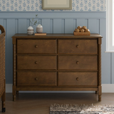 Jenny Lind Spindle 6-Drawer Dresser