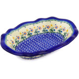 Spring Flowers Stoneware Salad Bowl