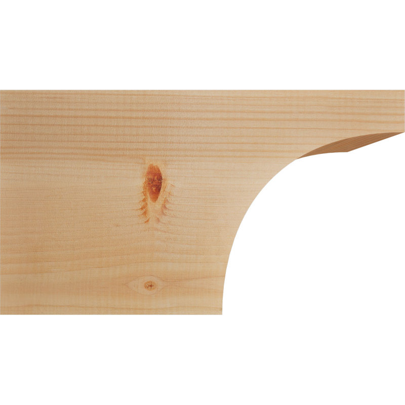 Queue de chevron lisse Huntington, Sapin de Douglas, H 10 po x l 5 1/2 po x L 18 po