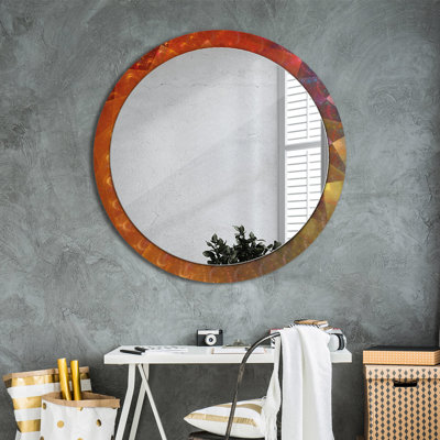 Huldar Glass Flat Wall Mirror