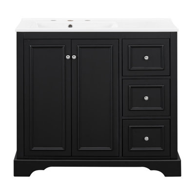 36" Freestanding Single Bathroom Vanity with Sink