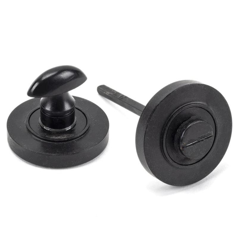 Concealed, Plain Thumbturn 2 Piece Door Accessory Set, External Beeswax