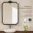 24"x35" Vintage Rectangle Medicine Cabinet with Mirror, Wall Mounted Bathroom Storage with Recessed/Surface Mount Options, Baroque Retro Design,Silver Beaded Border, Easy Installation-954021896-954021901-955076054