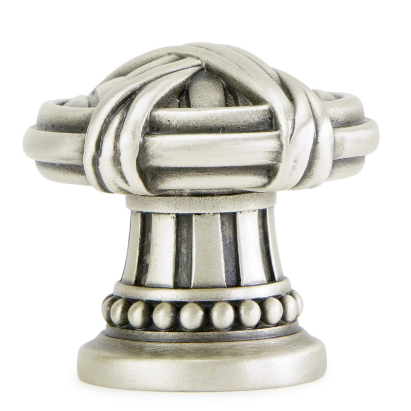 BERKLEY KNOB; MATTE SILVER FINISH