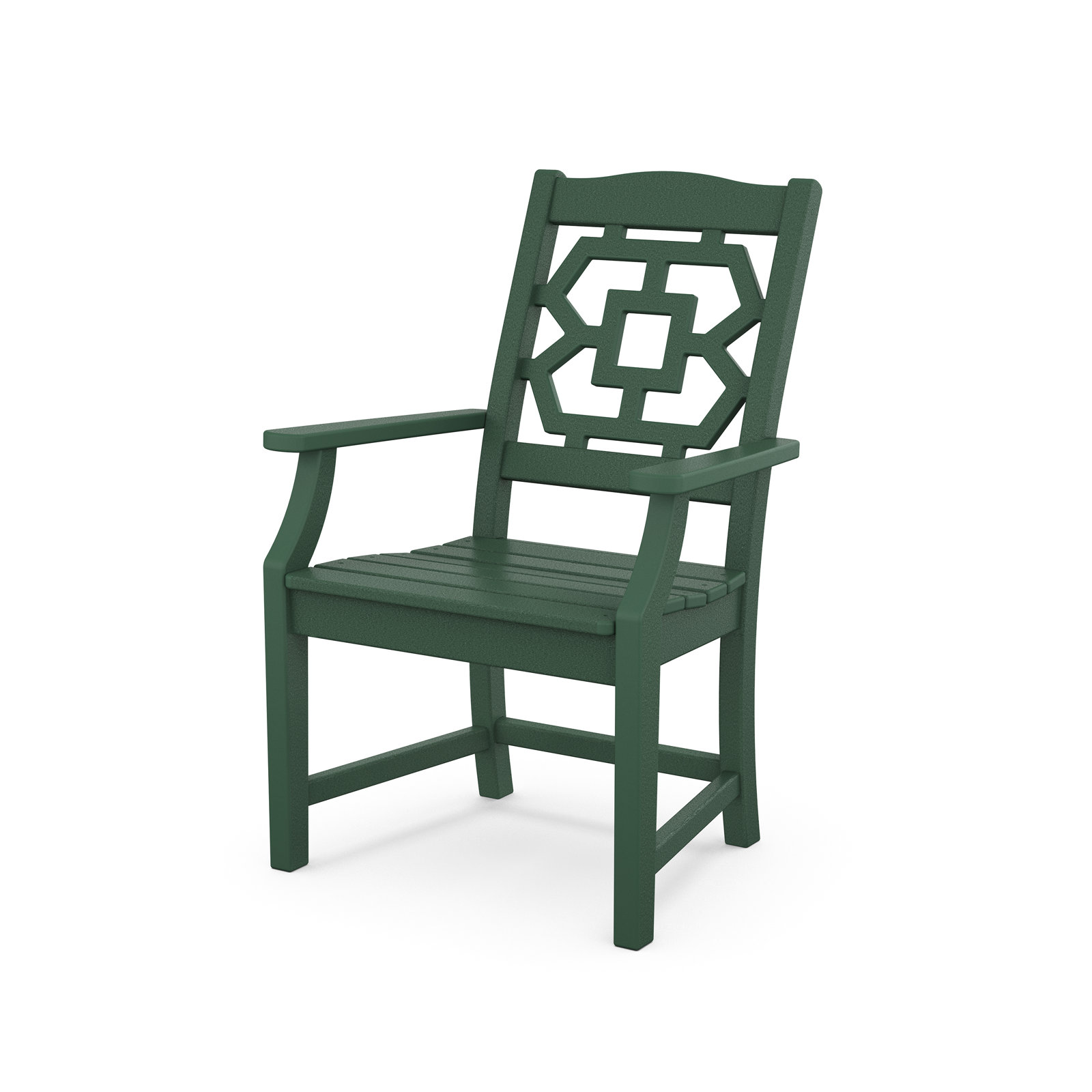 Chinoiserie Outdoor Dining Armchair, Green