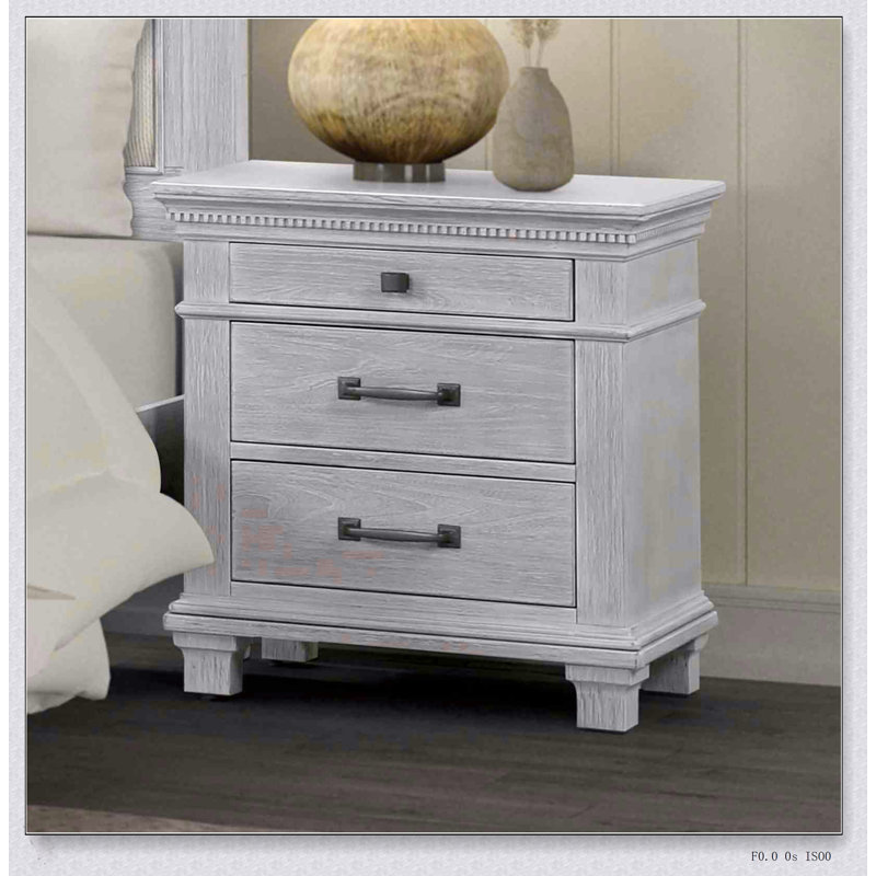 Table de chevet style transitionnel 1pc