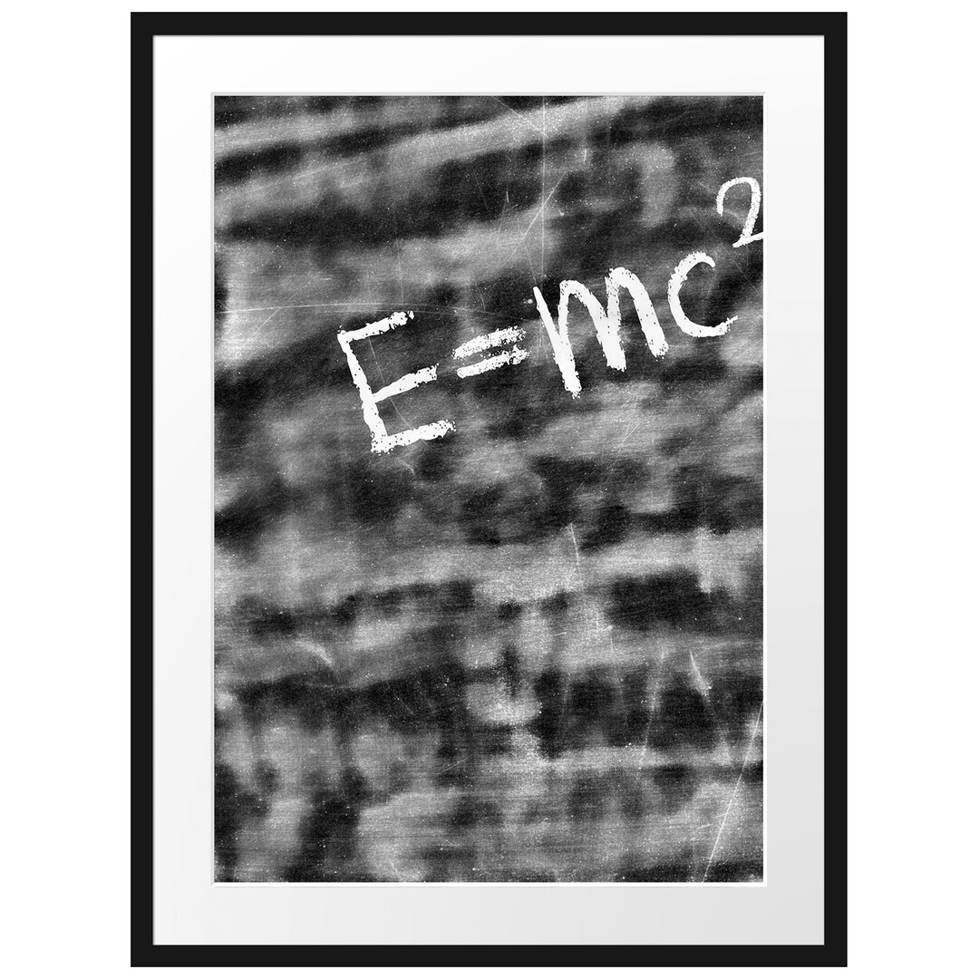 Gerahmtes Poster Albert Einstein