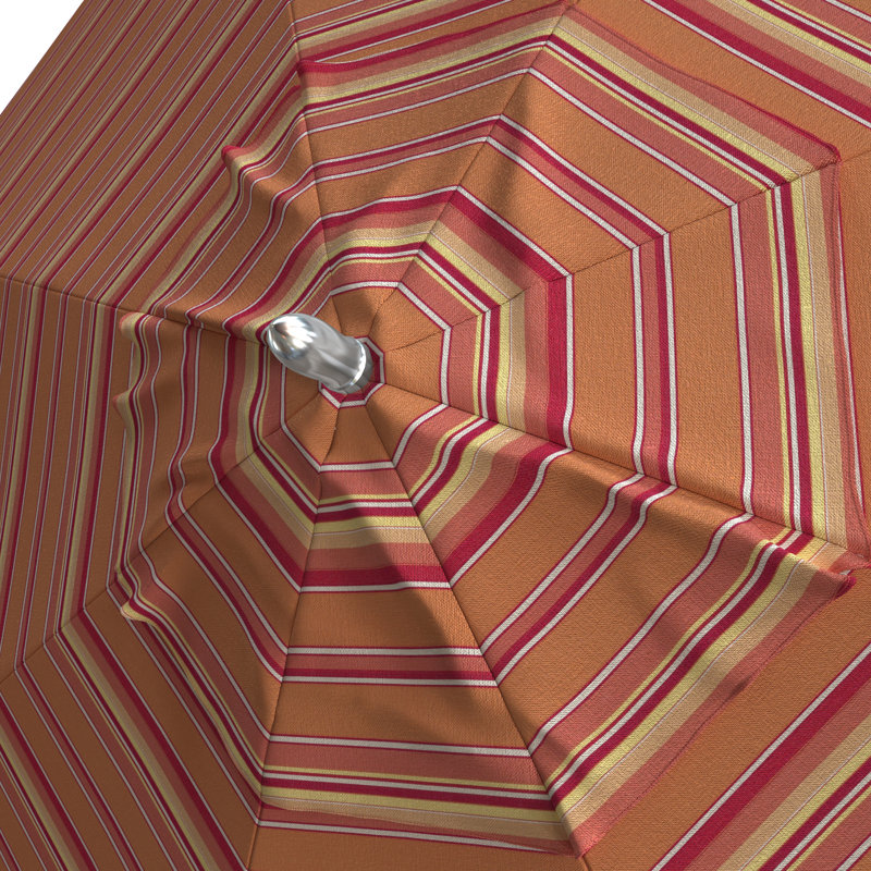 Parasol de marché 7 pi 6 po Dotsero, Sunbrella® mangue rayé Dolce