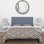 Ensemble de housse de couette Traditional Brown Tiles