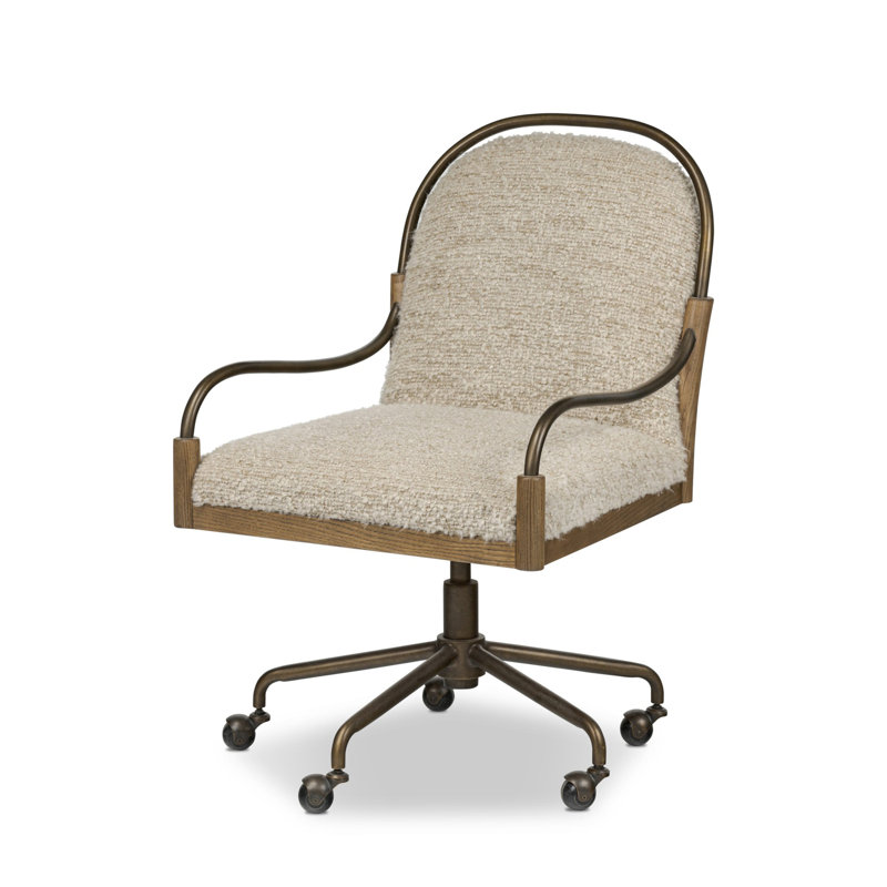 Demi Swivel Office Chair, Ivan Stone