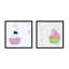 Cherry And Lime Cupcakes. Set Of 2 Print by Katy Montica-1420577719-1420577718